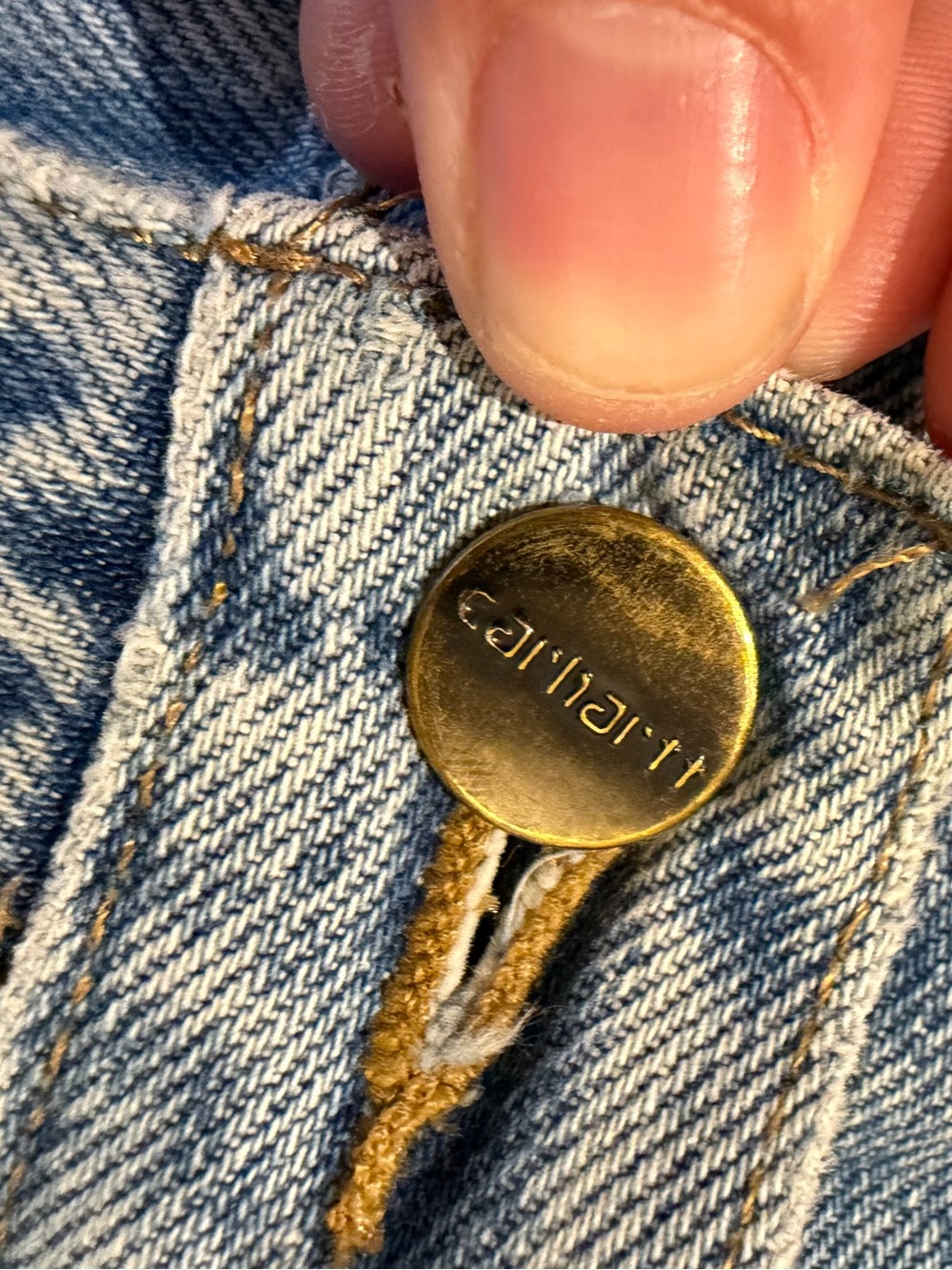 Carhartt Men’s Jeans Relaxed Fit 48x30 Light Blue Jeans - Picture 5 of 6